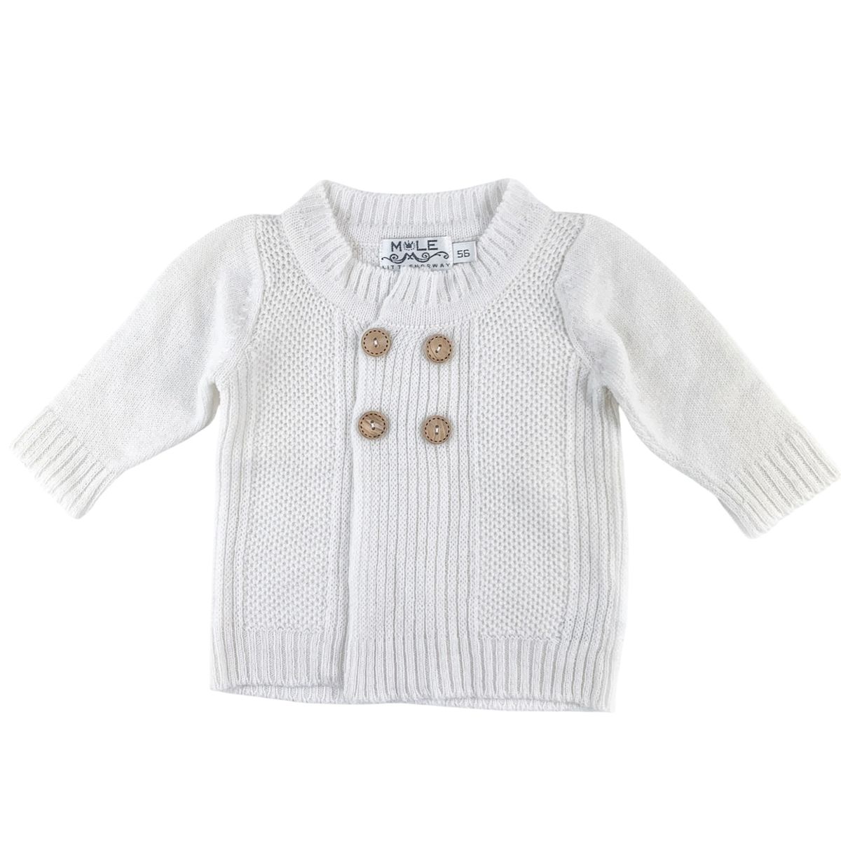 Kashmir babyjakke | Hvit