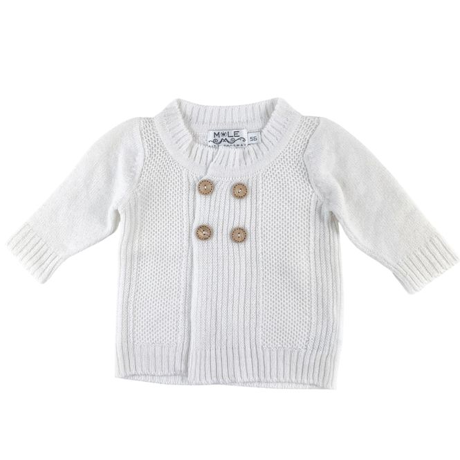 Hovedbilde Kashmir babyjakke | Hvit
