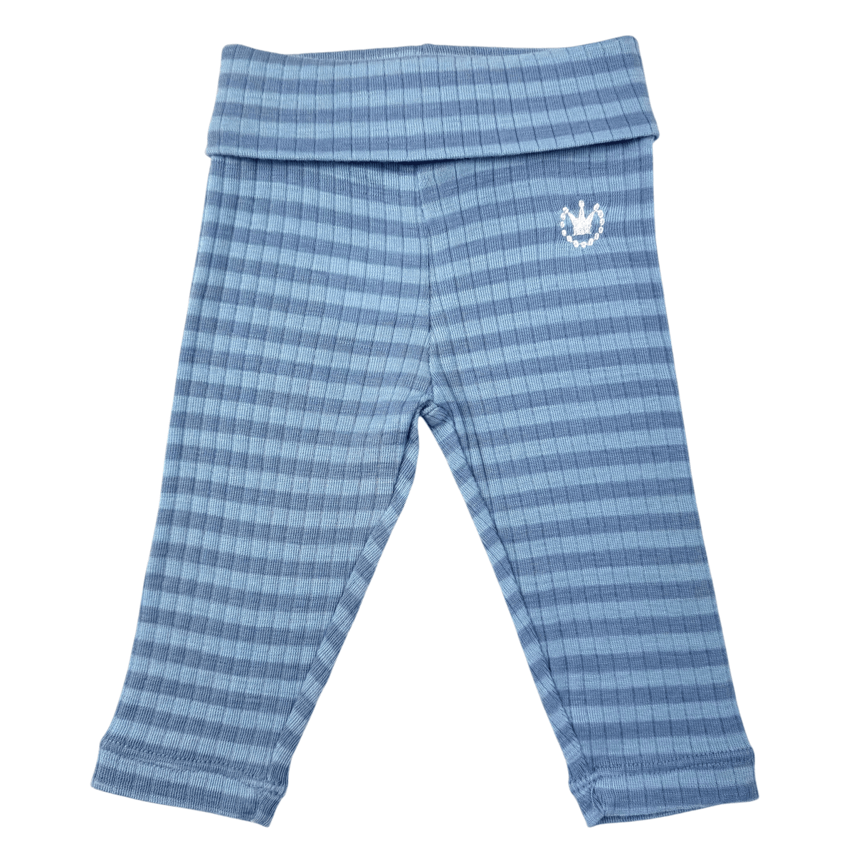 Ribb babybukse | Aqua stripe